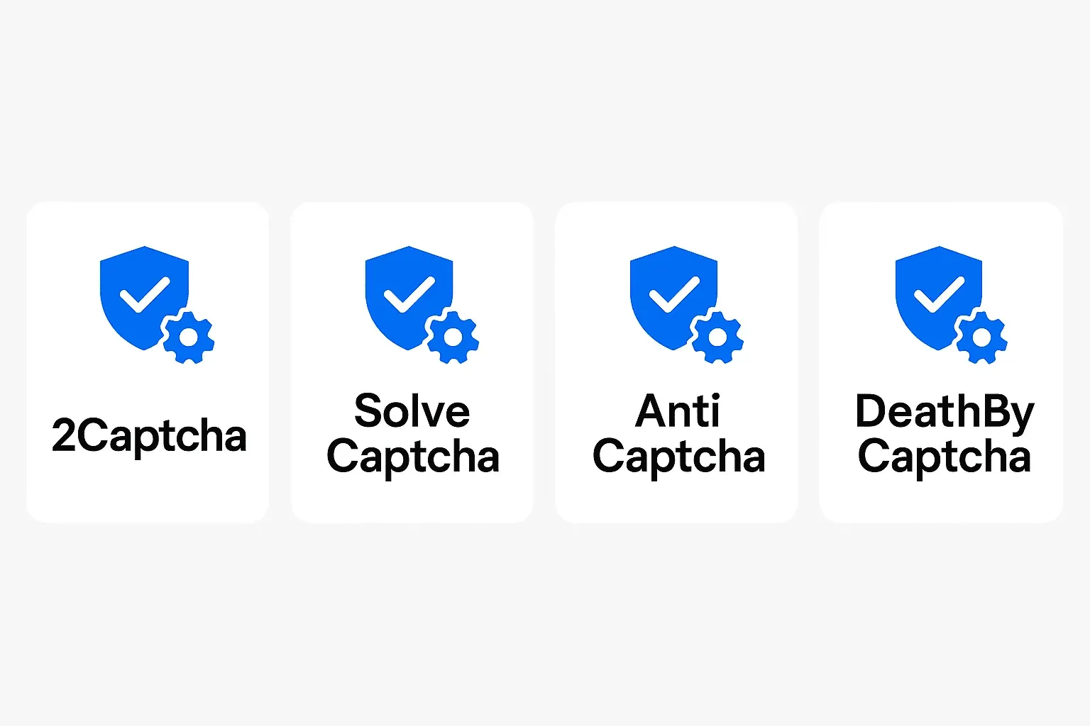 4 popular CAPTCHA platforms